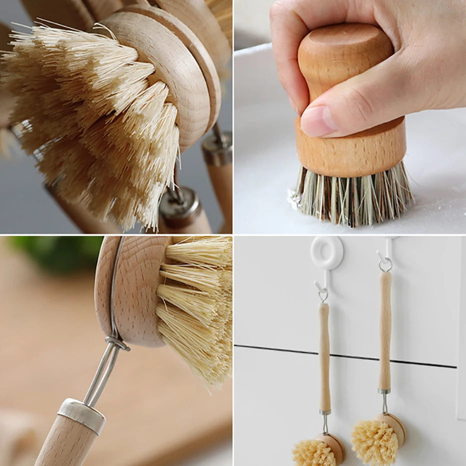 Bamboo Kitchen Cleaning Brush