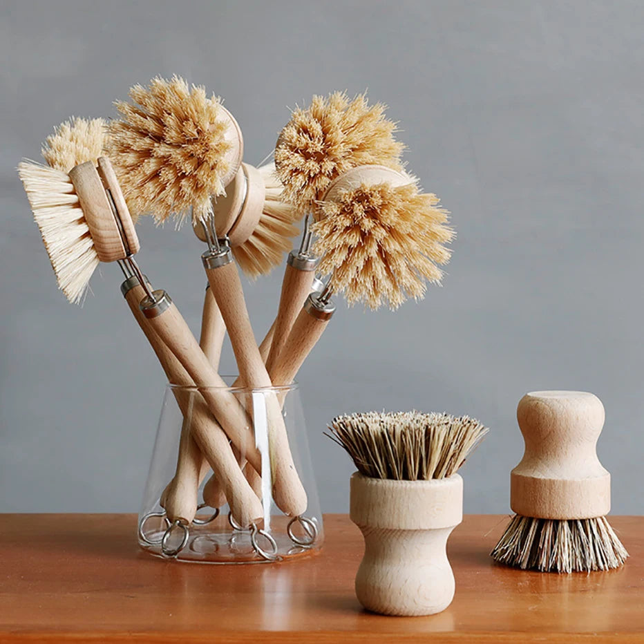 Bamboo Kitchen Cleaning Brush