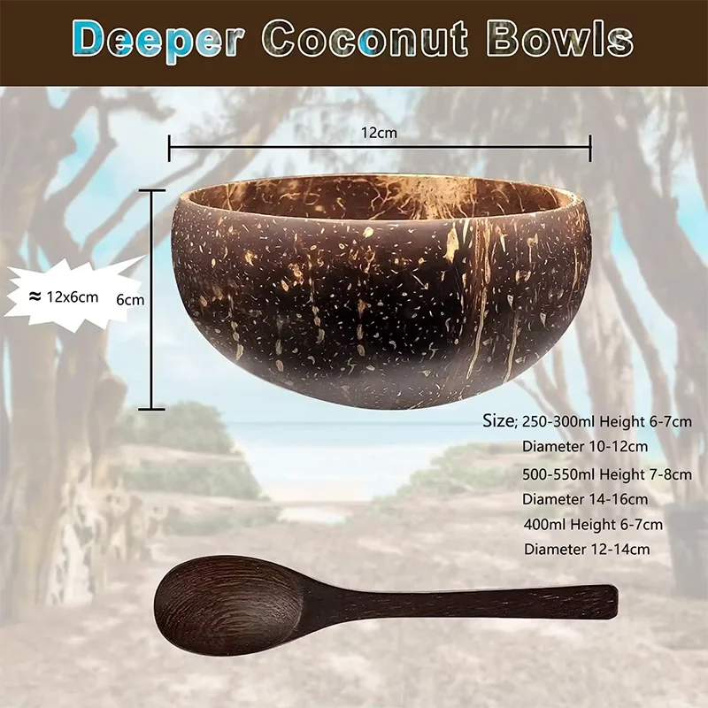 Coconut Bowls For Serving Dishes